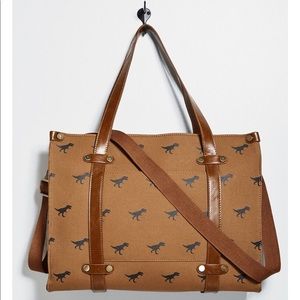 ModCloth Dinosaur Camp Director Zipped Tote